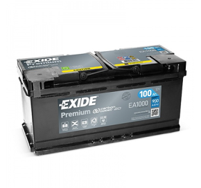 Exide 100 Ah 900 A EA1000 Akumuliatoriai